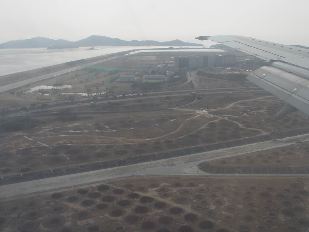 侧风很小，春天的滨海机场，这样的天气不多啊