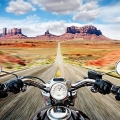 骑摩托穿行美国“最拉风路线”