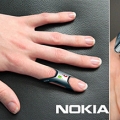 诺基亚概念手机，就像一个高科技指套 ...