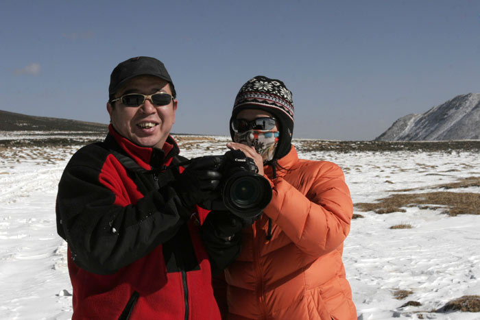 517摄友——冰天雪地走新龙（众人持续上图中）